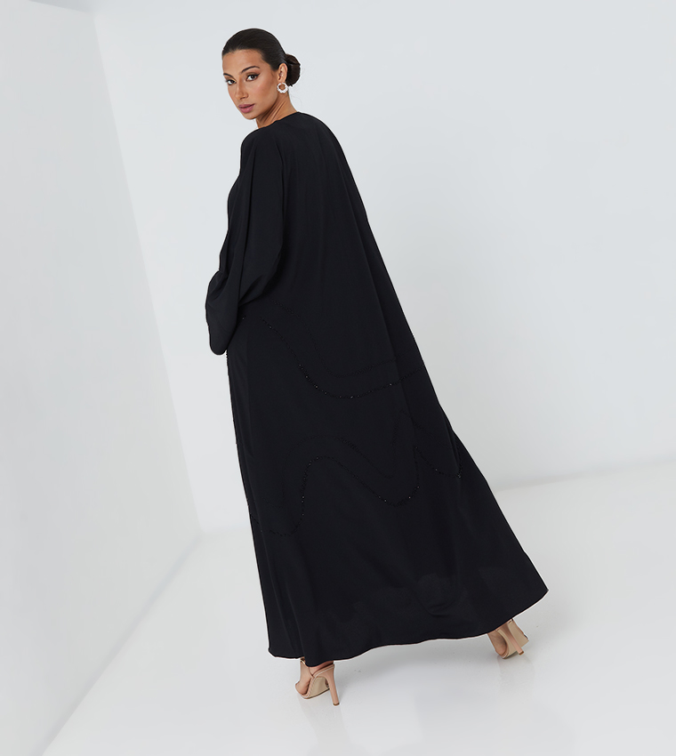 روزا عباية  عباية - أسود Abayas