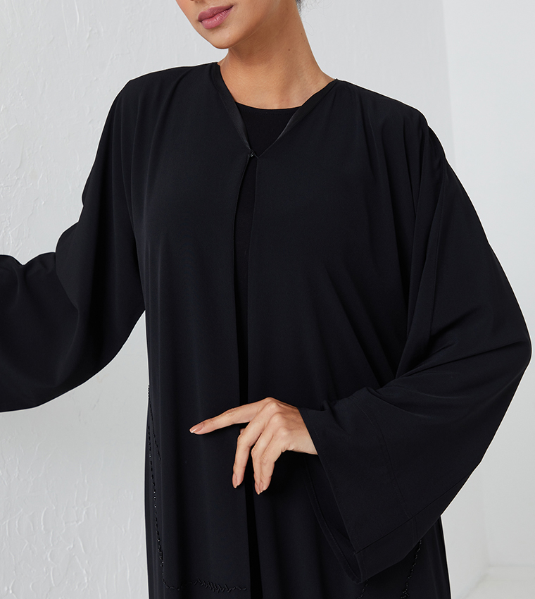 روزا عباية  عباية - أسود Abayas