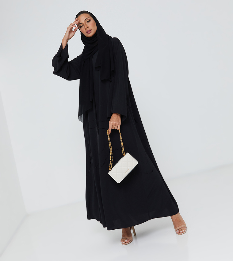 روزا عباية  عباية - أسود Abayas