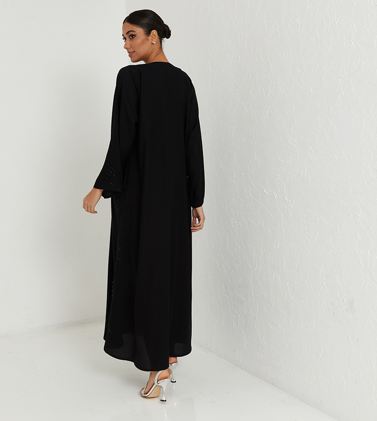 Black Stone Hand Both Sides And Sleeves