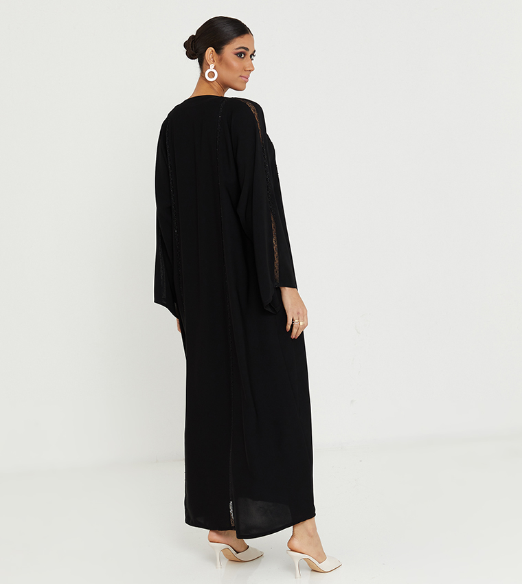 روزا عباية  عباية - أسود Abayas