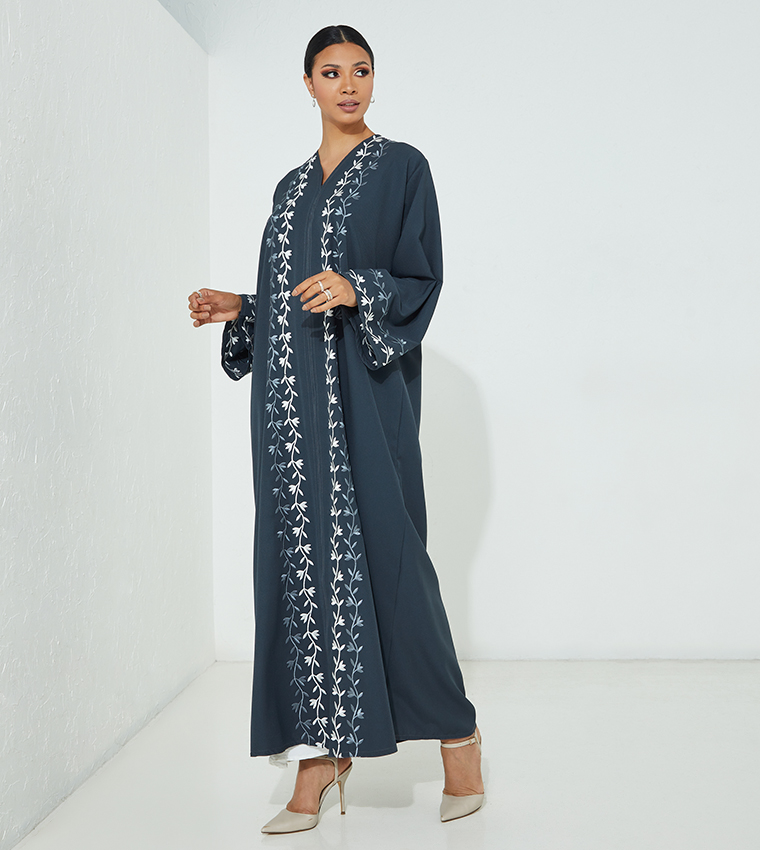 Floral Embroidered Occasional Abaya