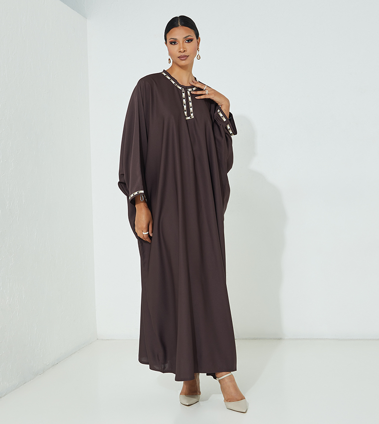 Roza Abaya  Abayas - Brown Abayas