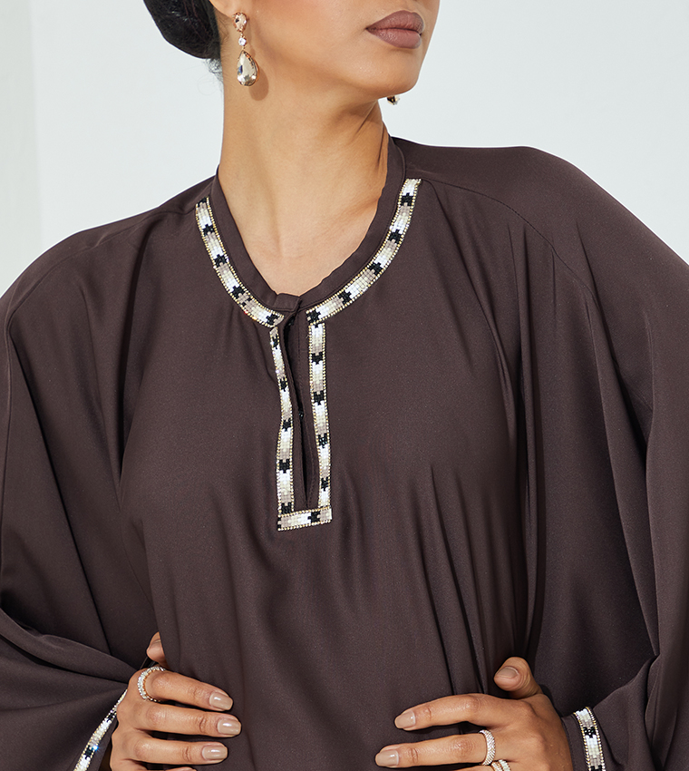 Roza Abaya  Abayas - Brown Abayas