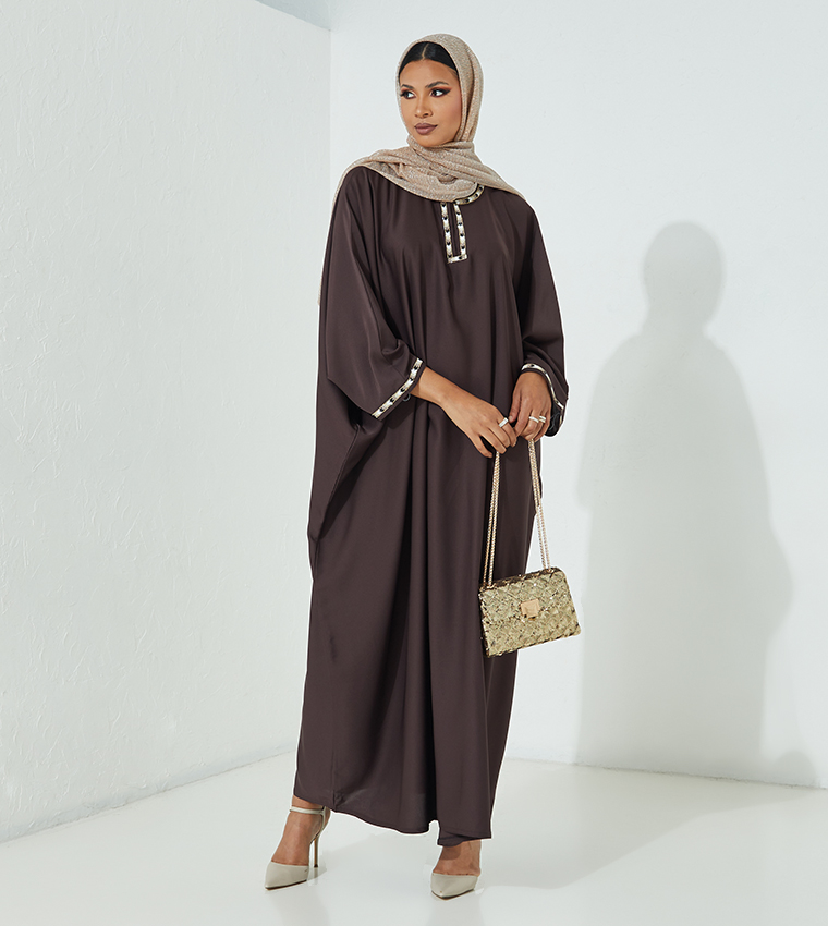 Roza Abaya  Abayas - Brown Abayas