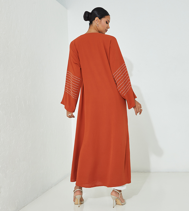 Hand Embroidered Occasional Abaya