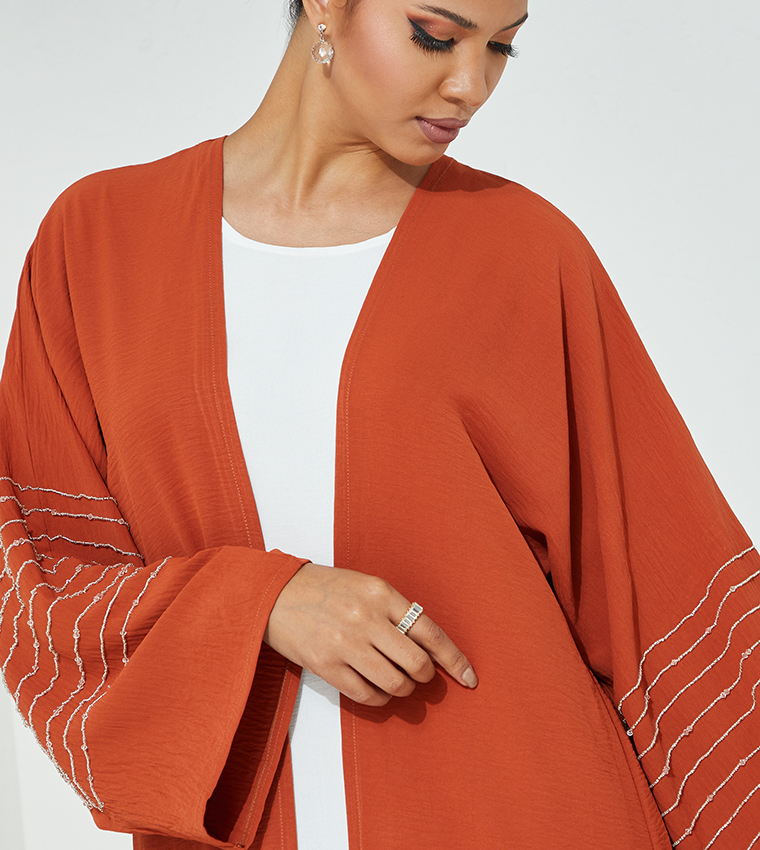 Hand Embroidered Occasional Abaya