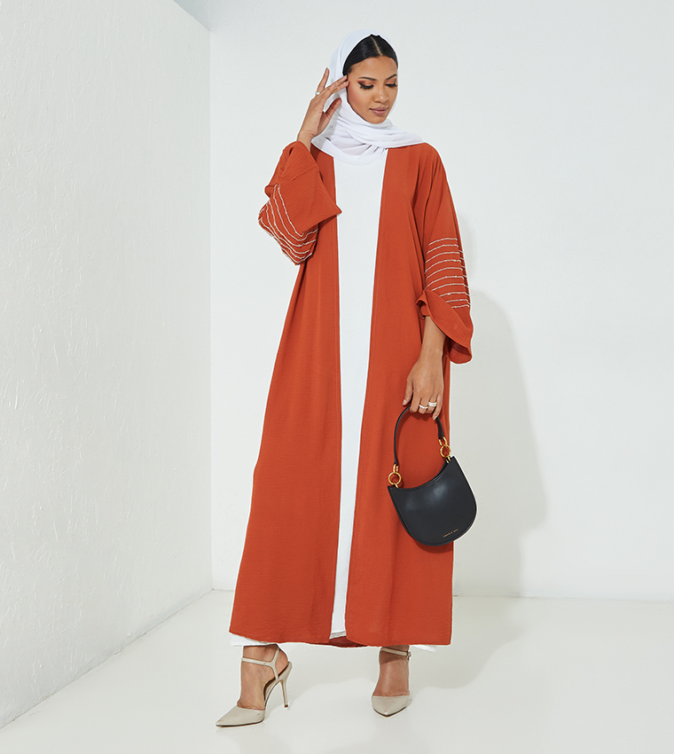 Hand Embroidered Occasional Abaya