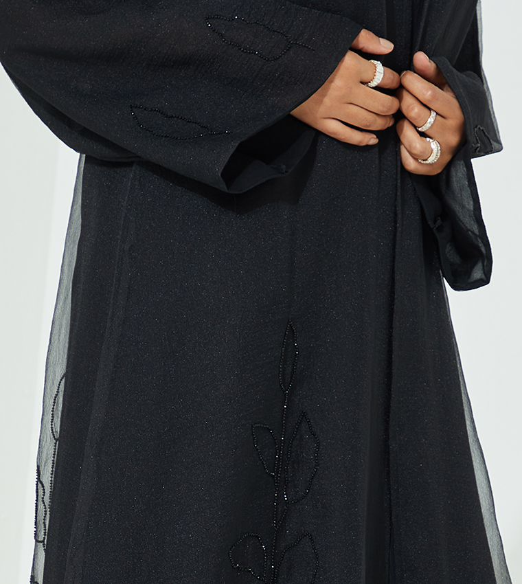 روزا عباية  عباية - أسود Abayas