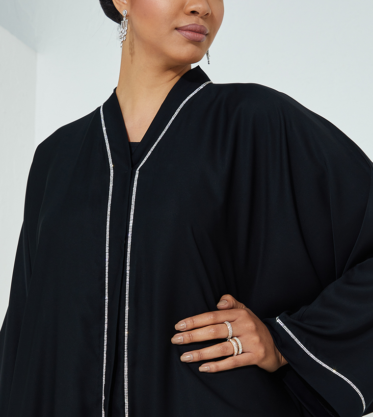 روزا عباية  عباية - أسود Abayas
