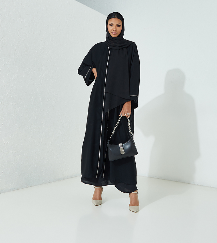 روزا عباية  عباية - أسود Abayas