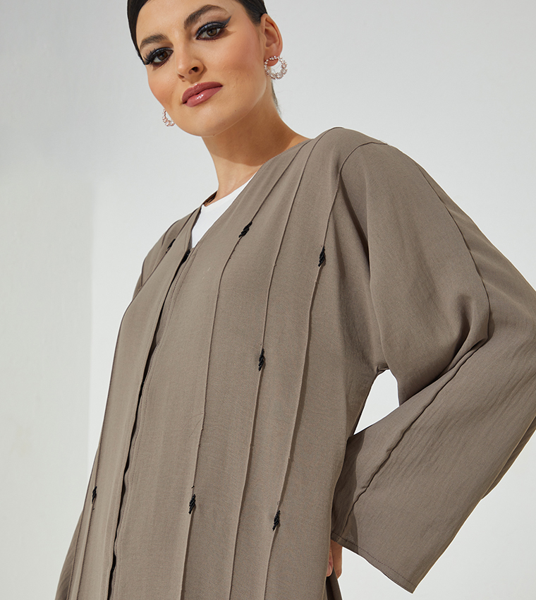 Roza Abaya  Abayas - Beige Abaya