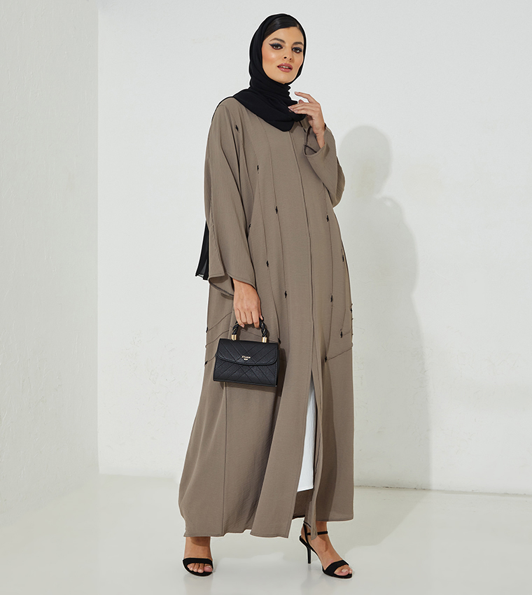 Roza Abaya  Abayas - Beige Abaya