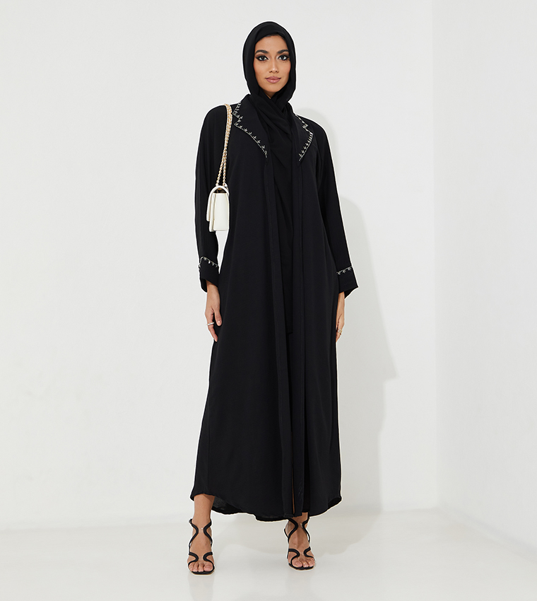 روزا عباية  عباية - أسود Abaya