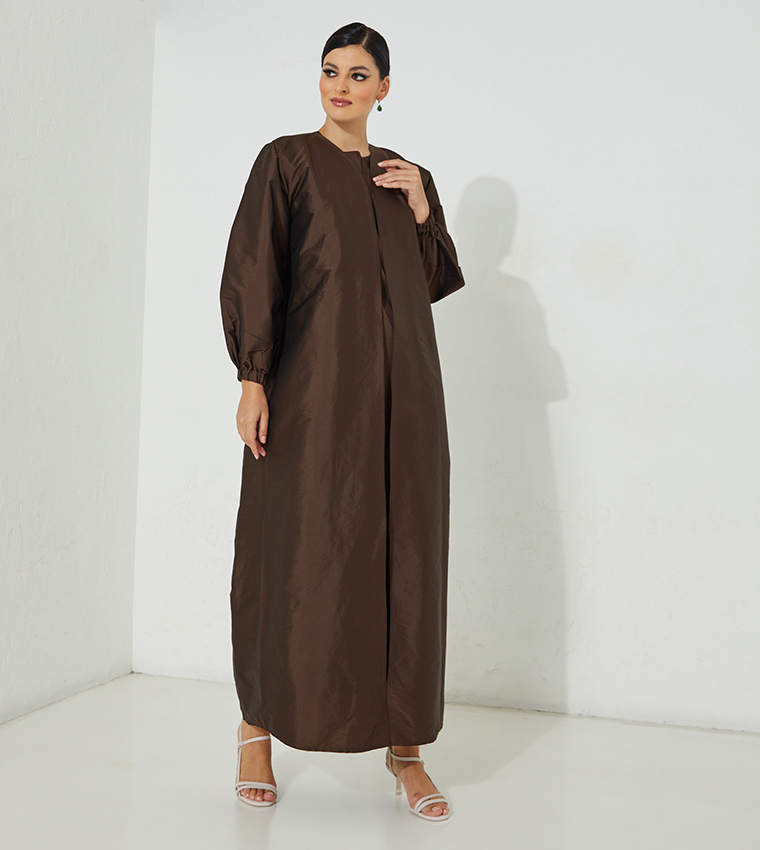 Roza Abaya  Abayas - Brown Abaya