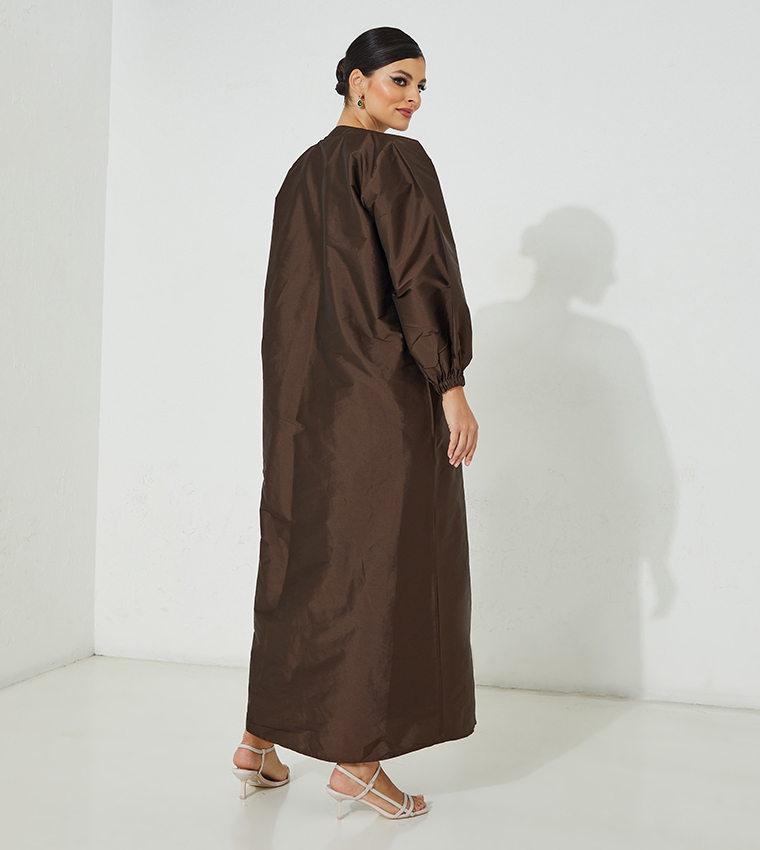 Roza Abaya  Abayas - Brown Abaya