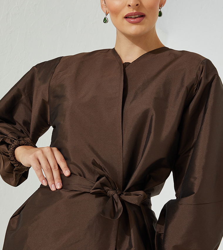 Roza Abaya  Abayas - Brown Abaya