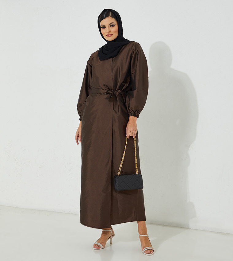 Roza Abaya  Abayas - Brown Abaya