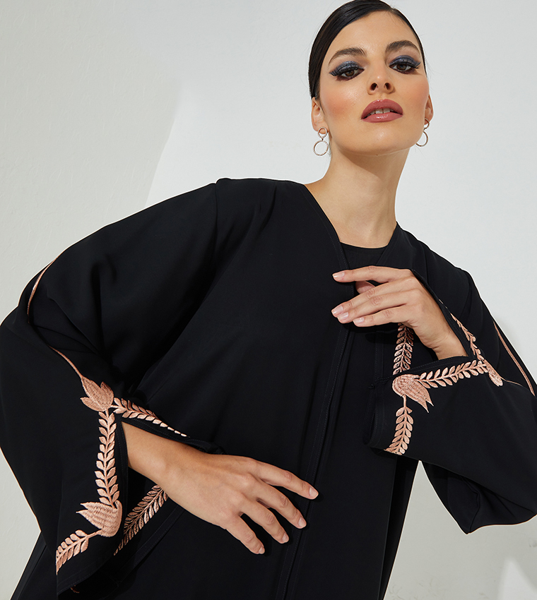 روزا عباية  عباية - أسود Abaya