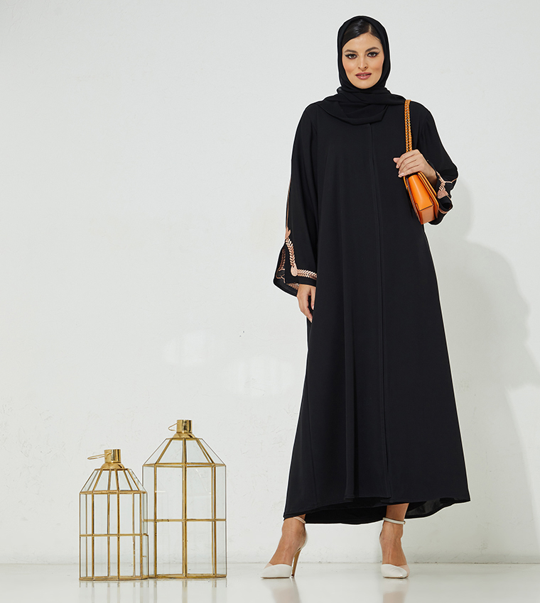 روزا عباية  عباية - أسود Abaya