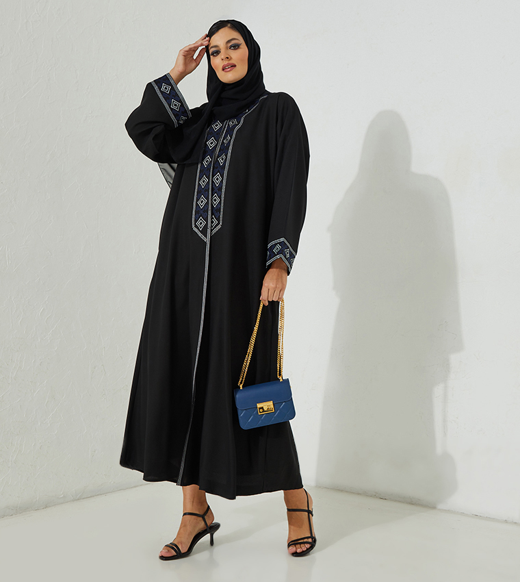 روزا عباية  عباية - أسود Abaya