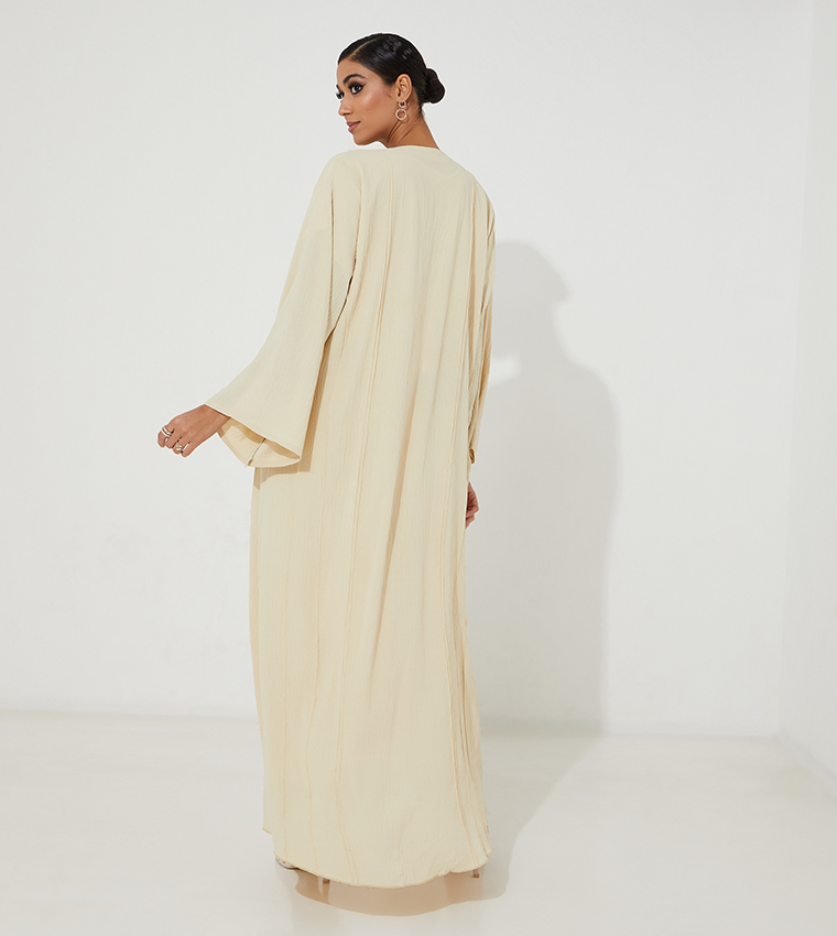 Crinkle Textured Abaya