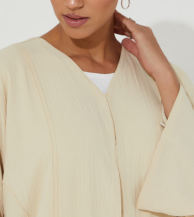 Crinkle Textured Abaya