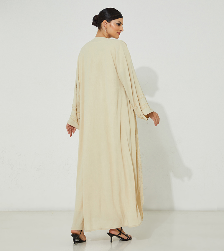 عباية فلير مطرزة يدويًا 