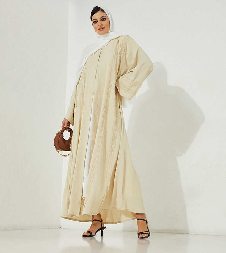 عباية فلير مطرزة يدويًا 