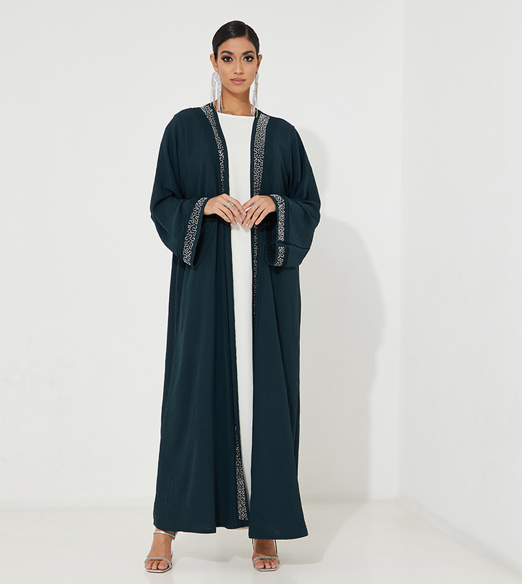 Roza Abaya  Abayas - Green Abaya