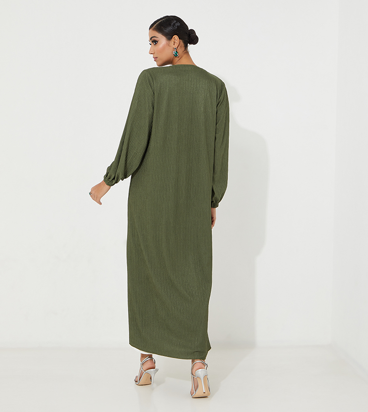 Roza Abaya  Abayas - Green Abaya