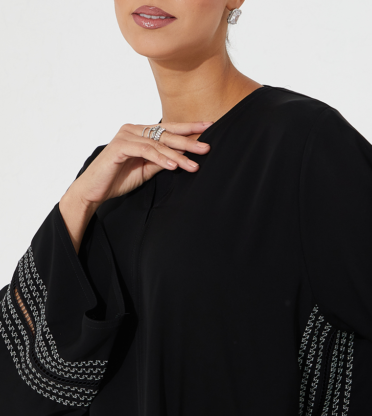 Embroidered Casual Abaya