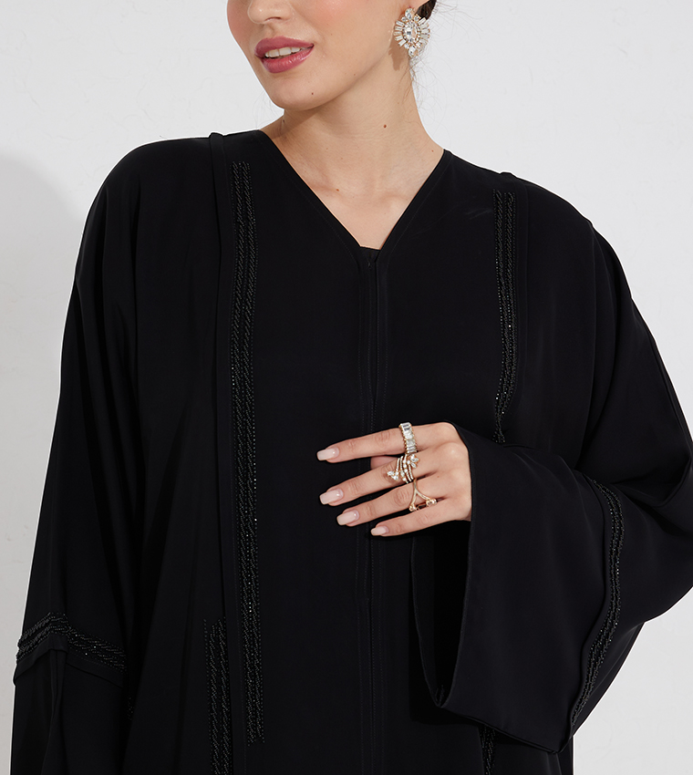 Long Sleeves Hand Work Abaya