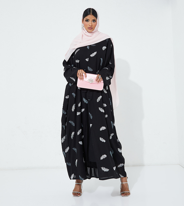 Embroidered Long Sleeves Abaya