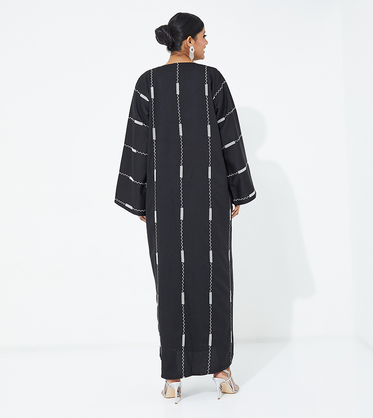 Embroidered Long Sleeves Abaya