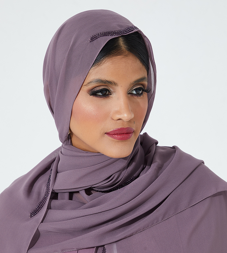 3 Layers Long Sleeves Casual Abaya