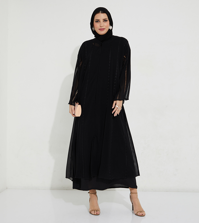 Stylish Abaya with Ari Work