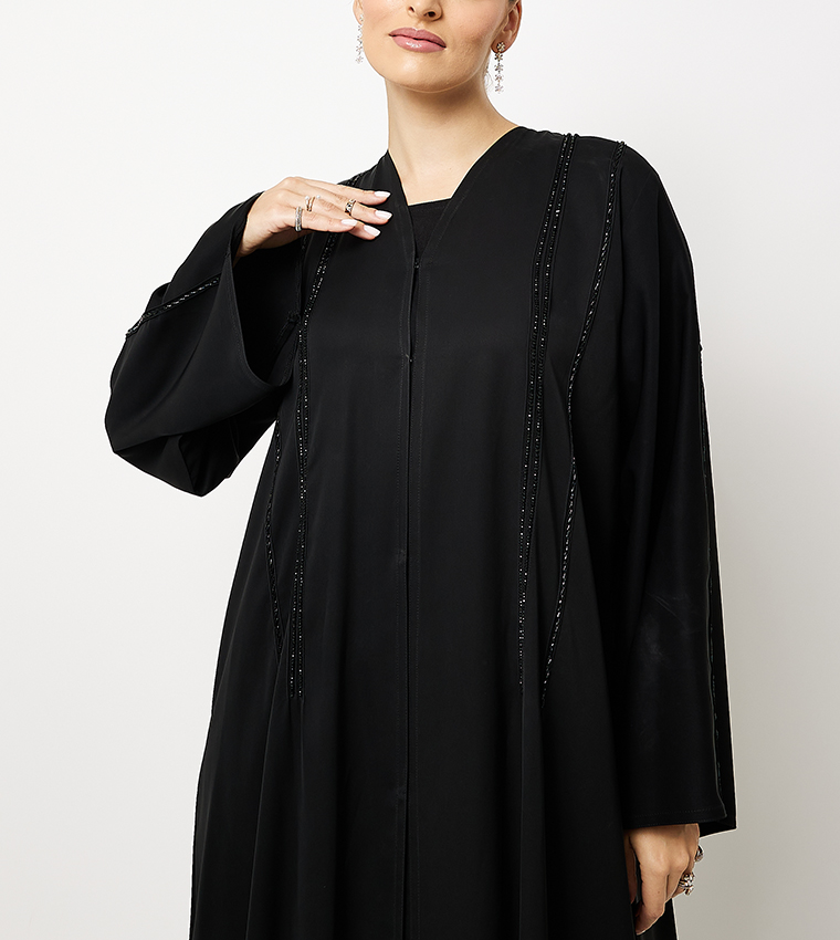 Embellished Long Sleeves Abaya