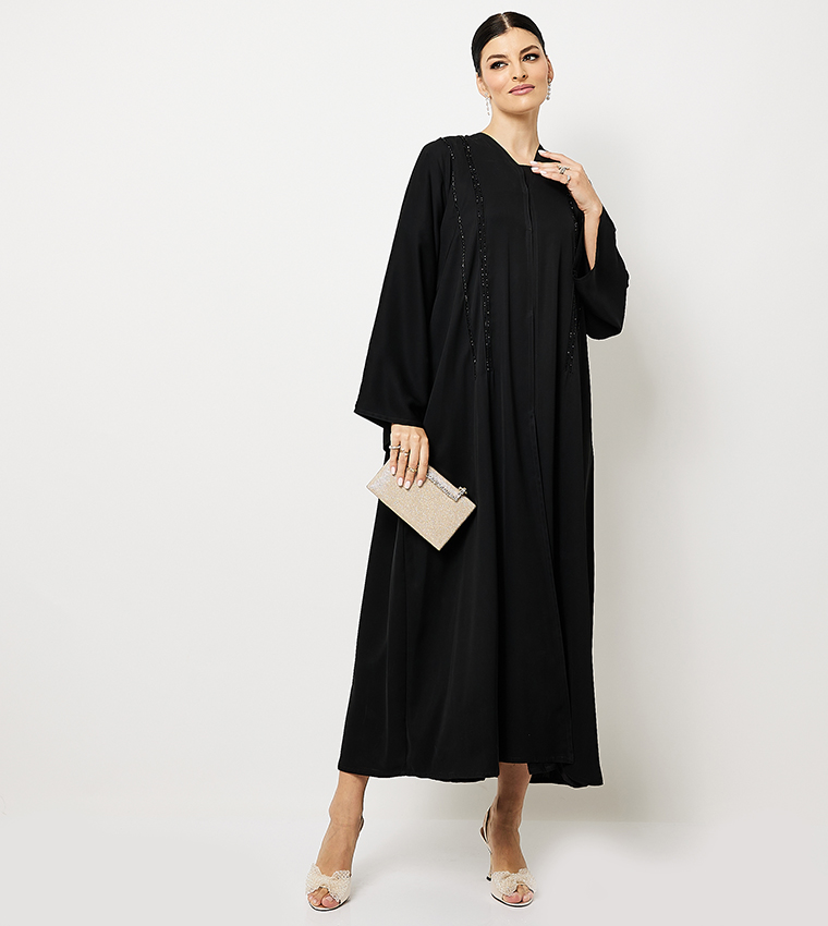 Embellished Long Sleeves Abaya