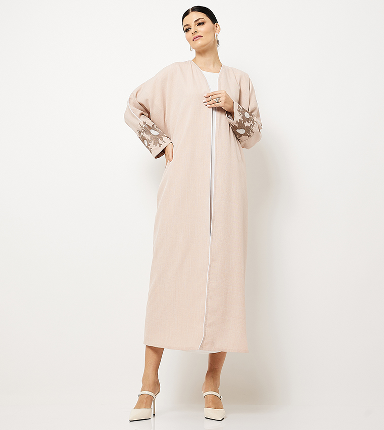 Embroidered Long Sleeves Abaya