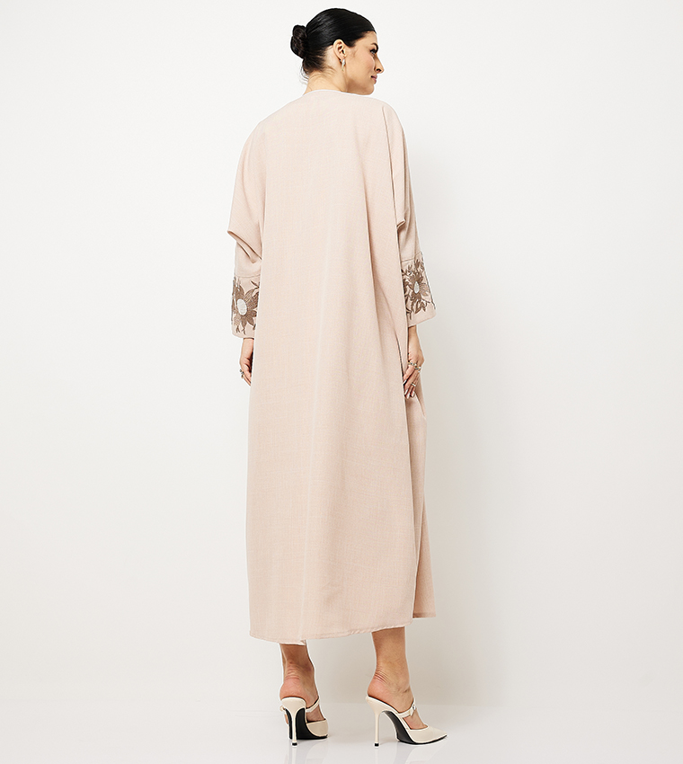 Embroidered Long Sleeves Abaya