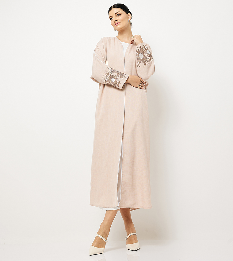 Embroidered Long Sleeves Abaya