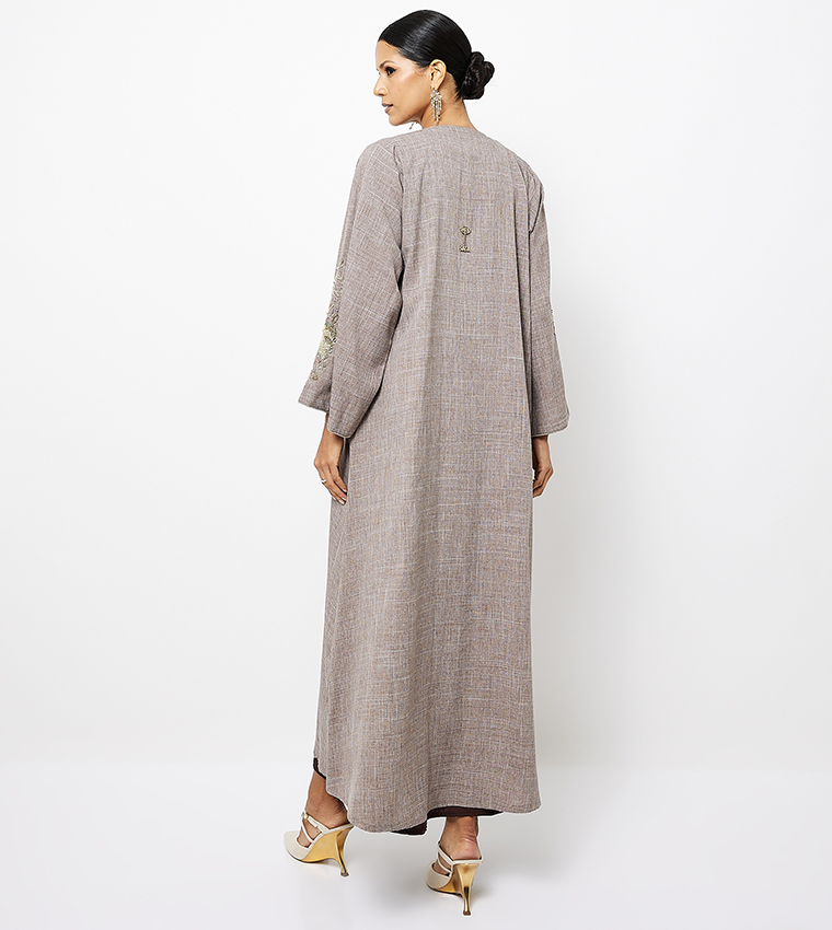 Embellished Long Sleeves Abaya
