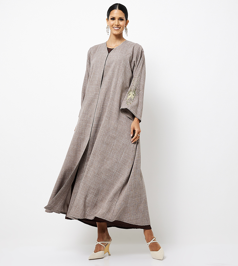 Embellished Long Sleeves Abaya