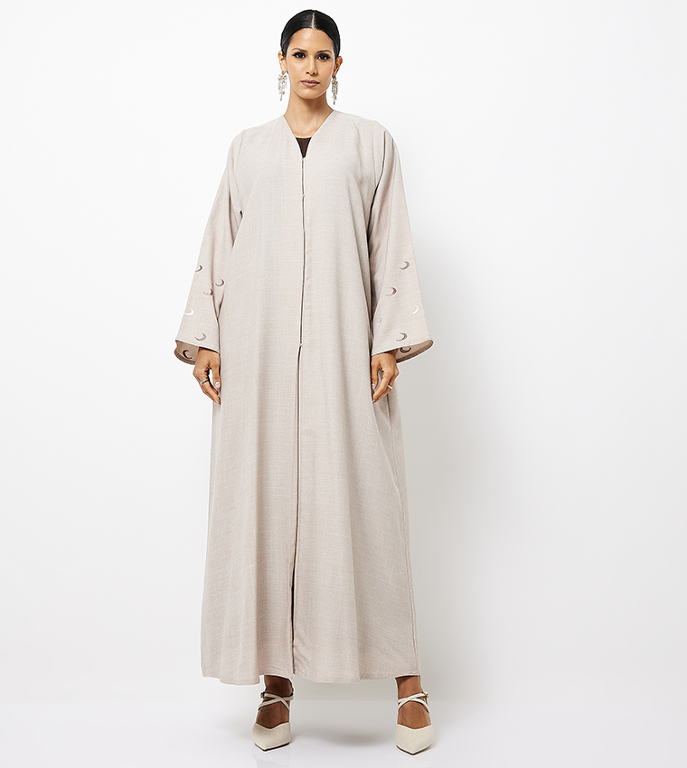 Embroidered Long Sleeves Abaya