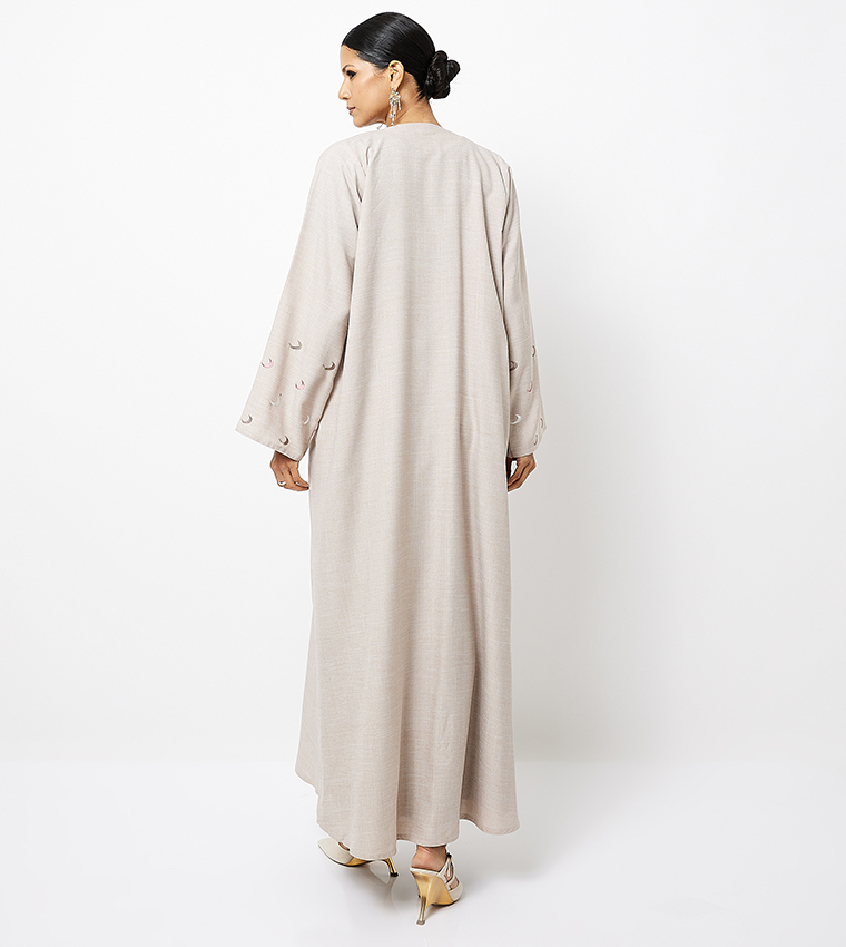 Embroidered Long Sleeves Abaya