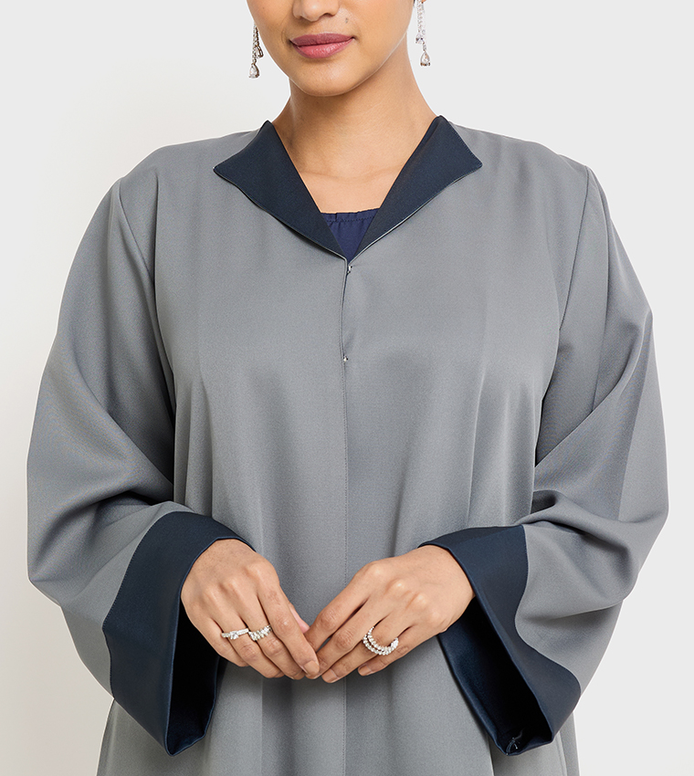 روزا عباية  عباية - رمادي Abayas