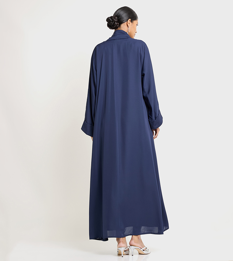 2-Peice Long Sleeves Open Abaya