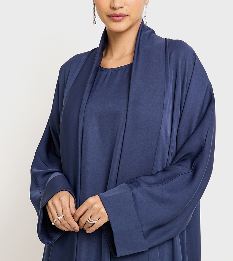 2-Peice Long Sleeves Open Abaya