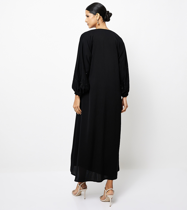 Embellished Long Sleeves Abaya
